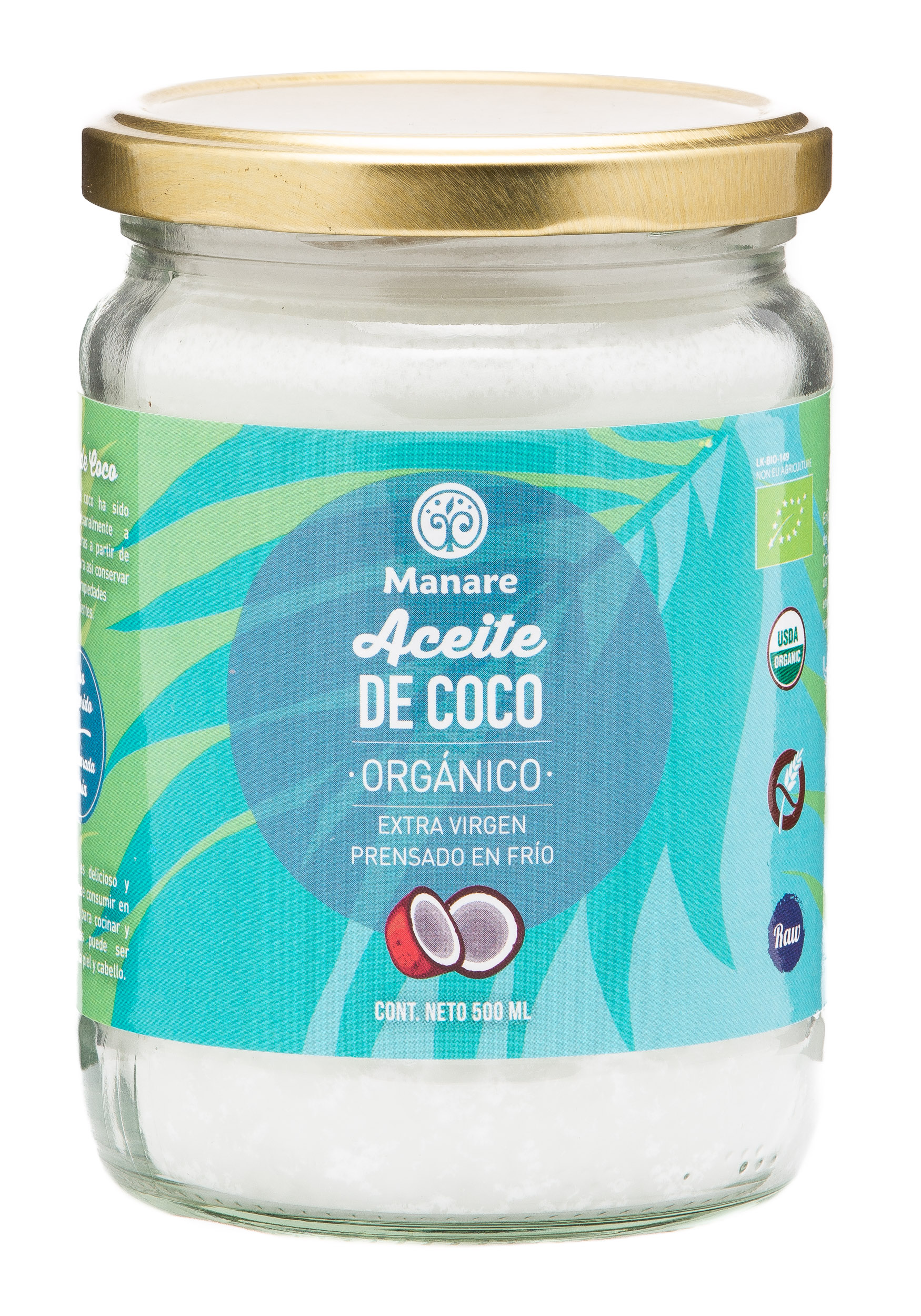 Aceite Virgen Extra De Coco